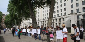 Baloch activists protest in London, asks UN to intervene in Balochistan