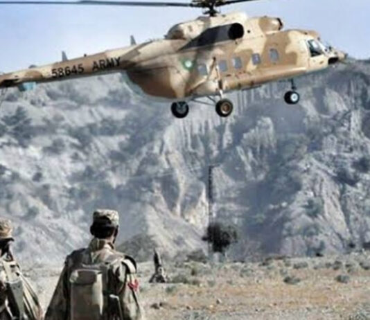 Pakistan Army conducts military operation in Kahan