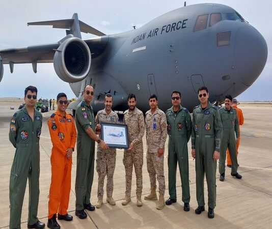 IAF contingents returning from Cobra Warrior exercise in UK take off for India after Riyadh stopover