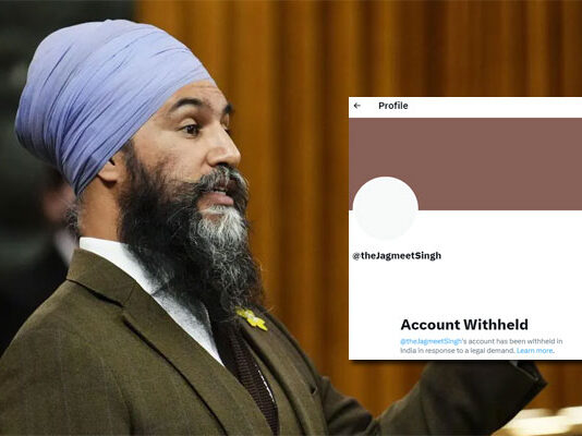 Pro-Khalistan Twitter accounts, including of Canadian lawmaker Jagmeet Singh, blocked in India