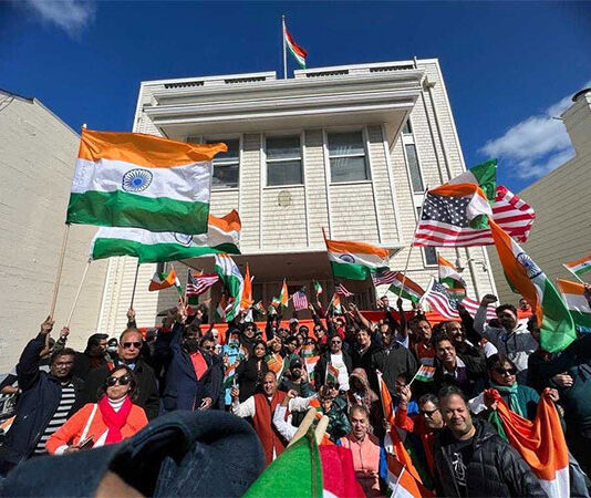 US: Indians gather in solidarity outside Indian consulate in San Francisco after attack