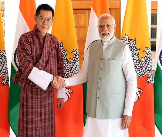 Ahead of bilateral, Bhutan King Jigme Wangchuk received by PM Modi