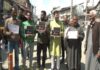 Protests in Srinagar against target killings of Shia teachers in Pakistan