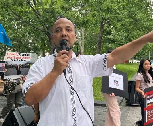 Montreal Uyghurs march to bring attention to China’s persecution of ethnic Muslim minorities