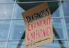 Senior doctors in England stage rare walkout over pay, placing ‘routine care virtually at a standstill’