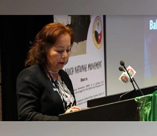 Uyghur activist highlights parallel struggles of Uyghurs, Baloch at international conference