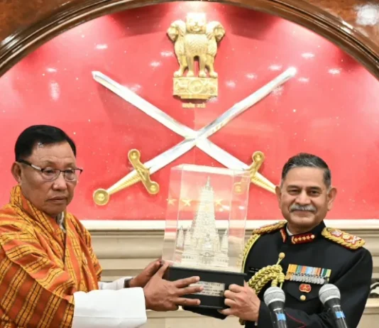 Royal Bhutan Army’s Chief Operations Officer concludes India visit reinforcing bilateral military cooperation