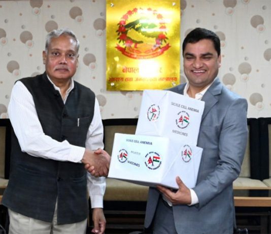 India hands over Sickle Cell, Thalassemia vaccines to Nepal