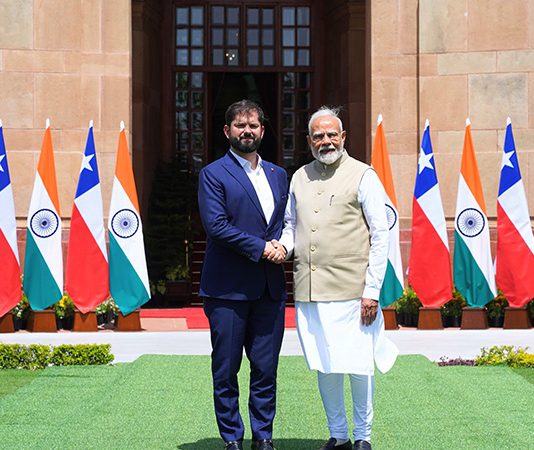 PM Modi and Chilean President hold bilateral talks at Hyderabad House
