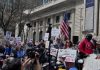 Anti-Trump protesters rally in New York, Washington and elsewhere across country