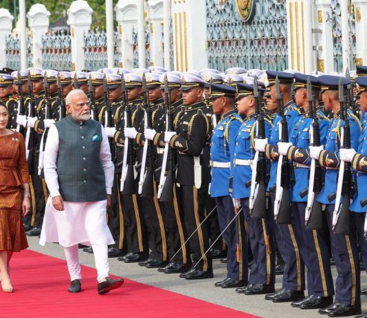 PM Modi receives Guard of Honour in Bangkok ahead of 6th BIMSTEC summit