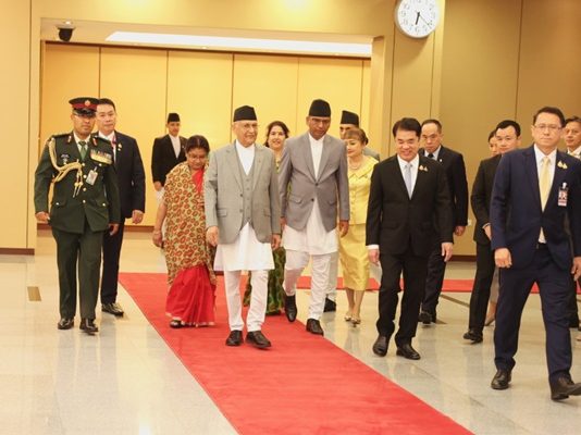 Nepal: PM Oli meets various world leaders on sidelines of BIMSTECT in Thailand