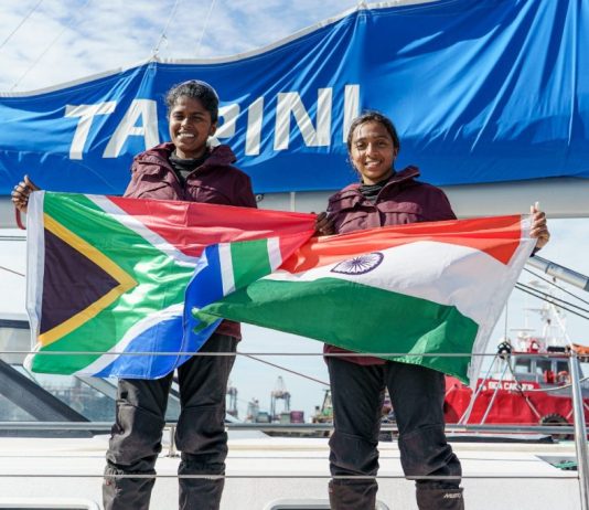 INSV Tarini arrives in Cape Town, advancing Navika Sagar Parikrama II Expedition