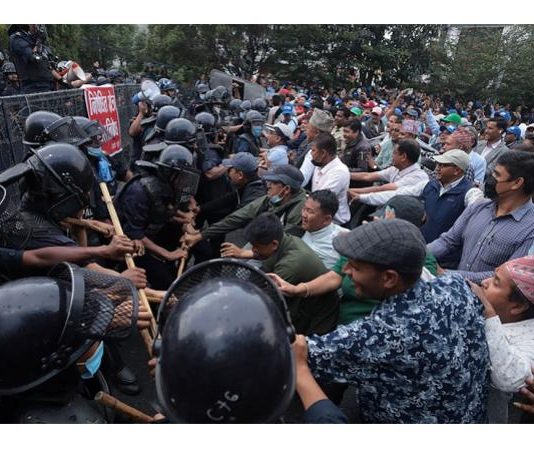Clashes erupt in Kathmandu as teachers protest turns violent, 26 injured