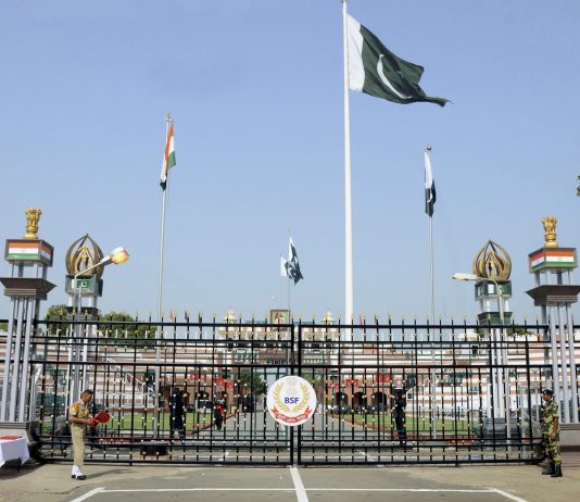Attari-Wagah border between India and Pakistan completely shut