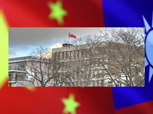 Taiwan slams China for pressuring Belgium to remove flag