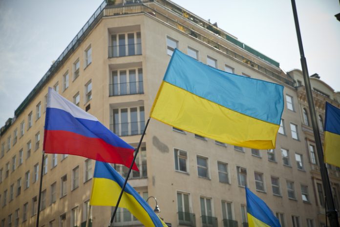 Ukraine and Russia Protests