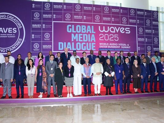 WAVES Declaration Adopted at Global Media Dialogue in Mumbai with 77 Nations Participating