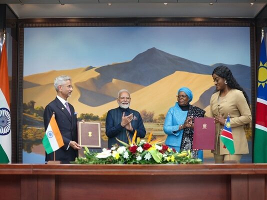 India, Namibia sign 4 MoUs to deepen economic partnership by exploring new areas of cooperation