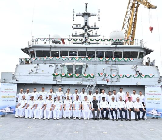 Indian Navy inducts ‘Nistar’, first indigenous diving support vessel