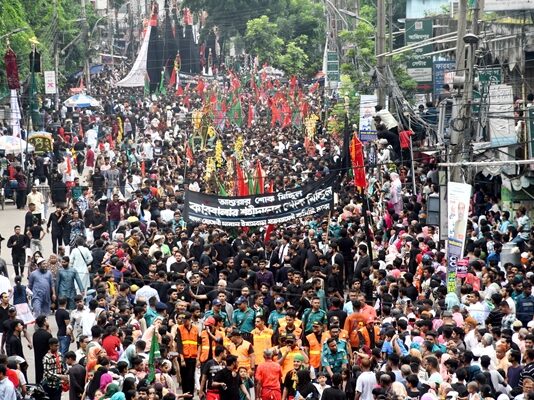 Bangladesh Observes Holy Ashura with Solemnity and Tajia Procession in Dhaka