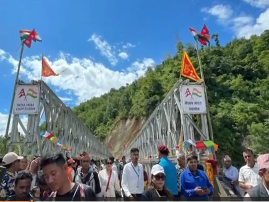India-Nepal Cooperation: Modular Bridge Built by Indian Technicians Opened