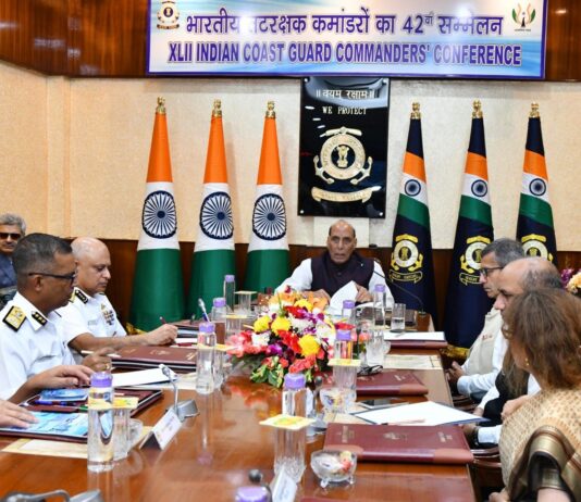 Defence Minister lauds crucial role of Coast Guards in addressing maritime security threats and managing disasters