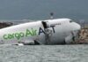 Runway Mishap: Cargo Aircraft Skids Into Sea at Hong Kong Airport