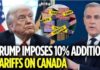 US–Canada Trade Tensions Escalate as Trump Adds 10% Tariff on Imports