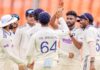 India defeat West Indies by an innings and 140 runs in the first test at Ahmedabad