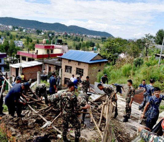 Nepal Reels Under Floods and Landslides; 60 Reported Dead