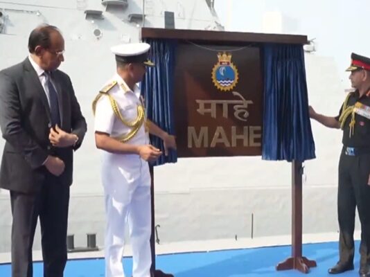 INS Mahe, India’s First Indigenous ASW Vessel, Commissioned in Mumbai