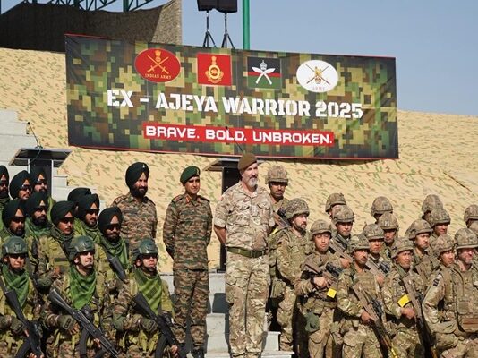 India–UK Defence Ties Boosted as 8th ‘Ajeya Warrior’ Drills Start in Bikaner