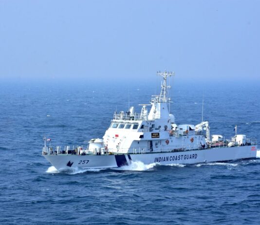 Strengthening Maritime Security: ICG Ship Amulya Commissioned in Goa