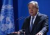 UN Secretary-General Antonio Guterres condemns drone attack on peacekeeping base in Sudan