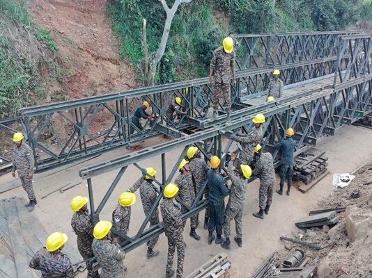 Operation Sagar Bandhu: Indian Army Strengthens Connectivity with Third Bailey Bridge in Sri Lanka