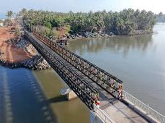 Bailey Bridge built with Indian aid strengthens Sri Lanka’s coastal transport network
