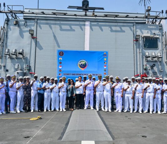 INS Sunayna Continues SAGAR Mission, Reaches Jakarta Port