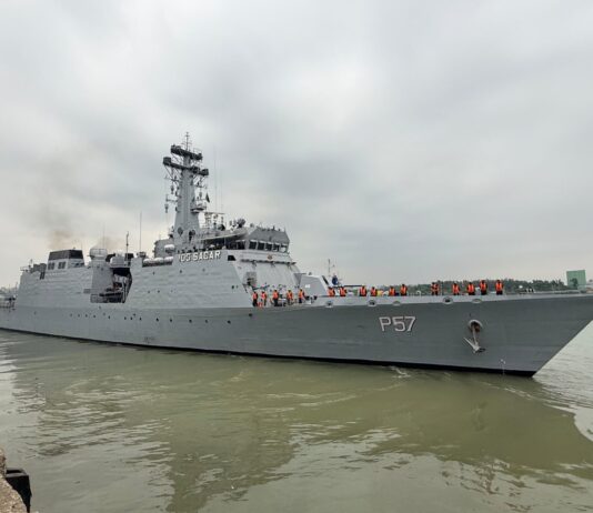 Defence Cooperation Reinforced During Visit of INS Sagar to Bangladesh