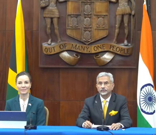 India–Jamaica Diplomatic Dialogue: Jaishankar Meets Kamina J Smith for Bilateral Discussions