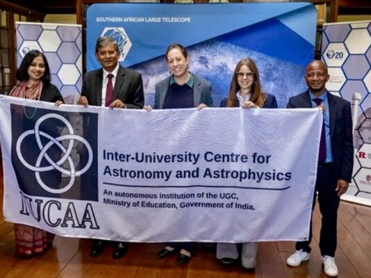 India Promotes Scientific Cooperation with IUCAA Banner Exchange in South Africa