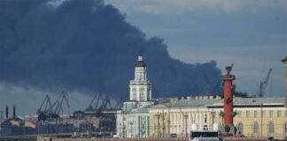 Ukraine-Linked Drone Attack Hits St Petersburg Oil Terminal Ahead of Putin Visit