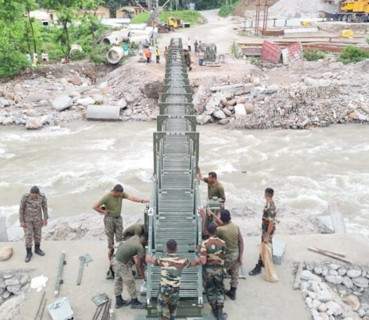 Indian Army Re-establishes Siliguri–Mirik Link via Foot Bridge