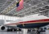 US President Trump Unveils Newly Refurbished Air Force One Aircraft