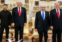 US President holds separate meetings with Ukrainian President and Israeli PM at White House