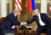 Russian President Vladimir Putin and US President Donald Trump hold telephone conversation
