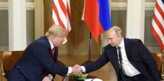 Russian President Vladimir Putin and US President Donald Trump hold telephone conversation