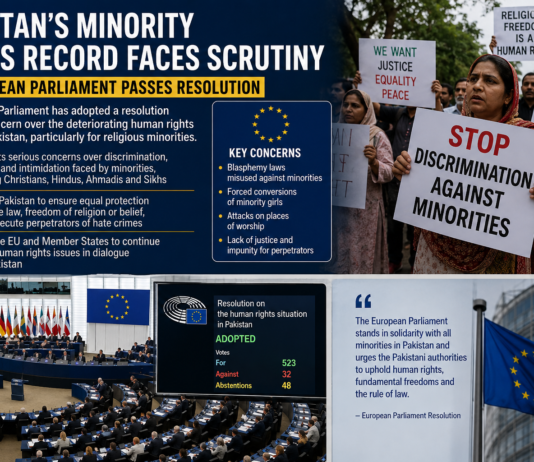 EU Highlights Human Rights Issues Linked to Forced Conversion of Girls in Pakistan