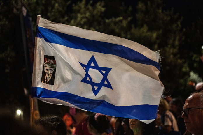 Anti-government demonstrators gather in West Jerusalem