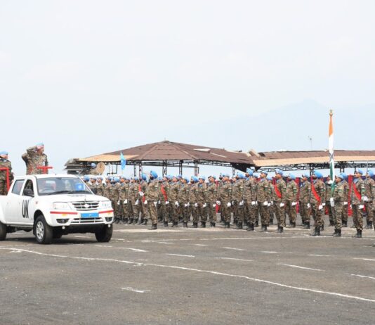 UN Recognises 651 Indian Army Peacekeepers for Service in DR Congo